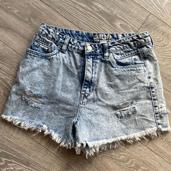Vintage High Rise Denim Shorts - Picture 1 of 6